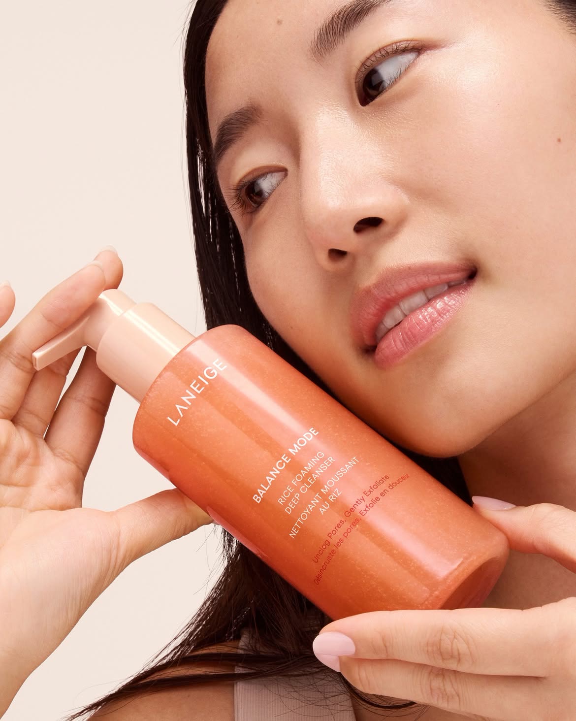 Laneige Balance Mode Rice Foaming Deep Cleanser
