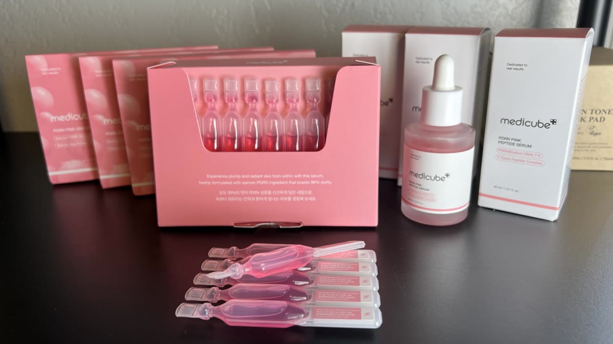 Les ampoules One Day et la gamme rose.